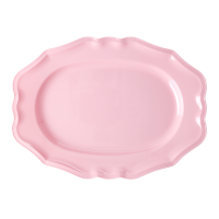 Pink Melamine Serving Dish By Rice