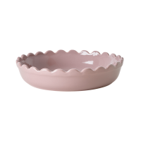 Small Stoneware Pie Dish in Lavender by Rice DK