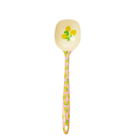 Melamine Cooking Spoons in Lemon Print Rice DK