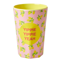 Lemon Print Melamine Tall Cup By Rice DK