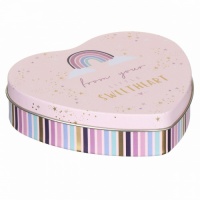 Little Sweetheart Heart Shaped Little Gesture Tin By Sara Miller