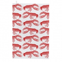 Lobster Print Tea Towel Thornback & Peel