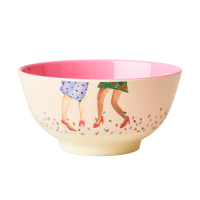 Dancing Legs Print Melamine Bowl By Rice DK