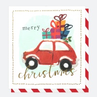 Christmas Car Christmas Cards Pack of 8 By Caroline Gardner