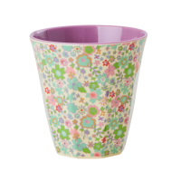 Pastel Fall Floral Print Melamine Cup By Rice DK