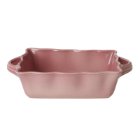 Medium Stoneware Oven Dish in Pink by Rice DK
