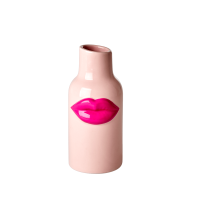 Pink Lips Ceramic Vase By Rice DK