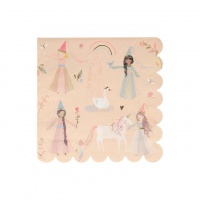 Princess Print Large Paper Napkins By Meri Meri