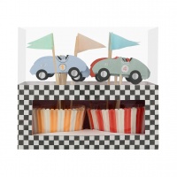 Race Car Cupcake Kit By Meri Meri