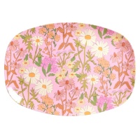 Daisy Dearest Print Melamine Rectangular Plate By Rice DK