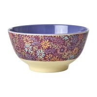 Wild Vintage Flower Print Melamine Bowl By Rice DK