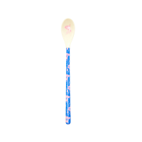 Poppies Love Print Long Handle Melamine Latte Spoon Rice DK