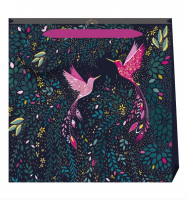 Hummingbird Paradise Print Large Gift Bag By Sara Miller London