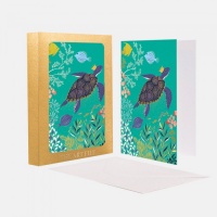 Turtle Print Set of 10 Notecards By Sara Miller London