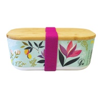 Orchard Print Bamboo Lunch Box By Sara Miller London