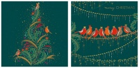 Robin Print Christmas Cards Set of 10 By Sara Miller