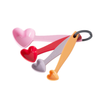 Twowood Measuring Spoon Kit Heart Shaped Reusable Detachable Red Love  Cherry Shaped Egg White Separator Kit for Home