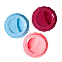 Rice Dk Colourful Silicone Lid for Melamine Cups