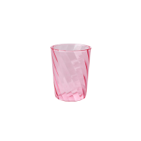 Small Pink Twisted Swirl Acrylic Tumbler Rice DK