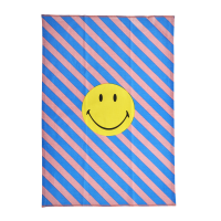 Smile Striped Print Cotton Tea Towel By Rice DK