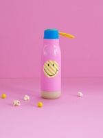 Smiley Print Stainless Steel Water Bottle By Rice DK