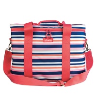 Colourful Stripe Print Family Cool Bag By Joules