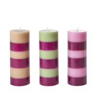 Striped Candles By Rice DK