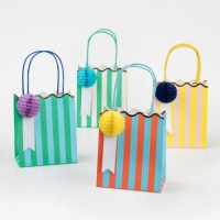 Striped Party Bags By Meri Meri
