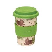 Rabbit & Cabbage Print Husk Travel Cup Thornback & Peel