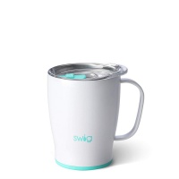 Diamond White Coloured 18oz Mug By SWIG