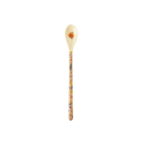 Wild Flower Print Melamine Latte Spoon Rice DK