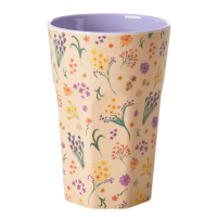 Wild Flower Print Melamine Tall Cup By Rice DK