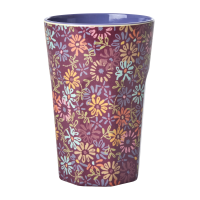 Wild Vintage Flower Print Melamine Tall Cup By Rice DK