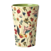 Winter Rosebud Print Melamine Tall Cup By Rice DK