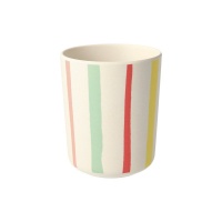 Bamboo Cups Stripe Print Set of 6 By Meri Meri