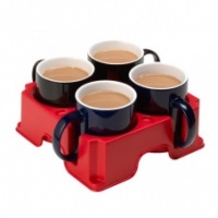 Muggi drinks carrier  no spilling durable tray british made