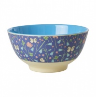 Butterfly Field Print Melamine Bowl By Rice