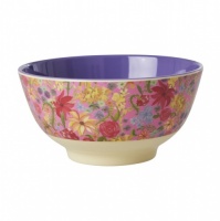 Swedish Flower Print Melamine Bowl By Rice